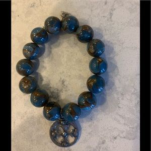 Powerbeads by Jen bracelet with silver cross medal